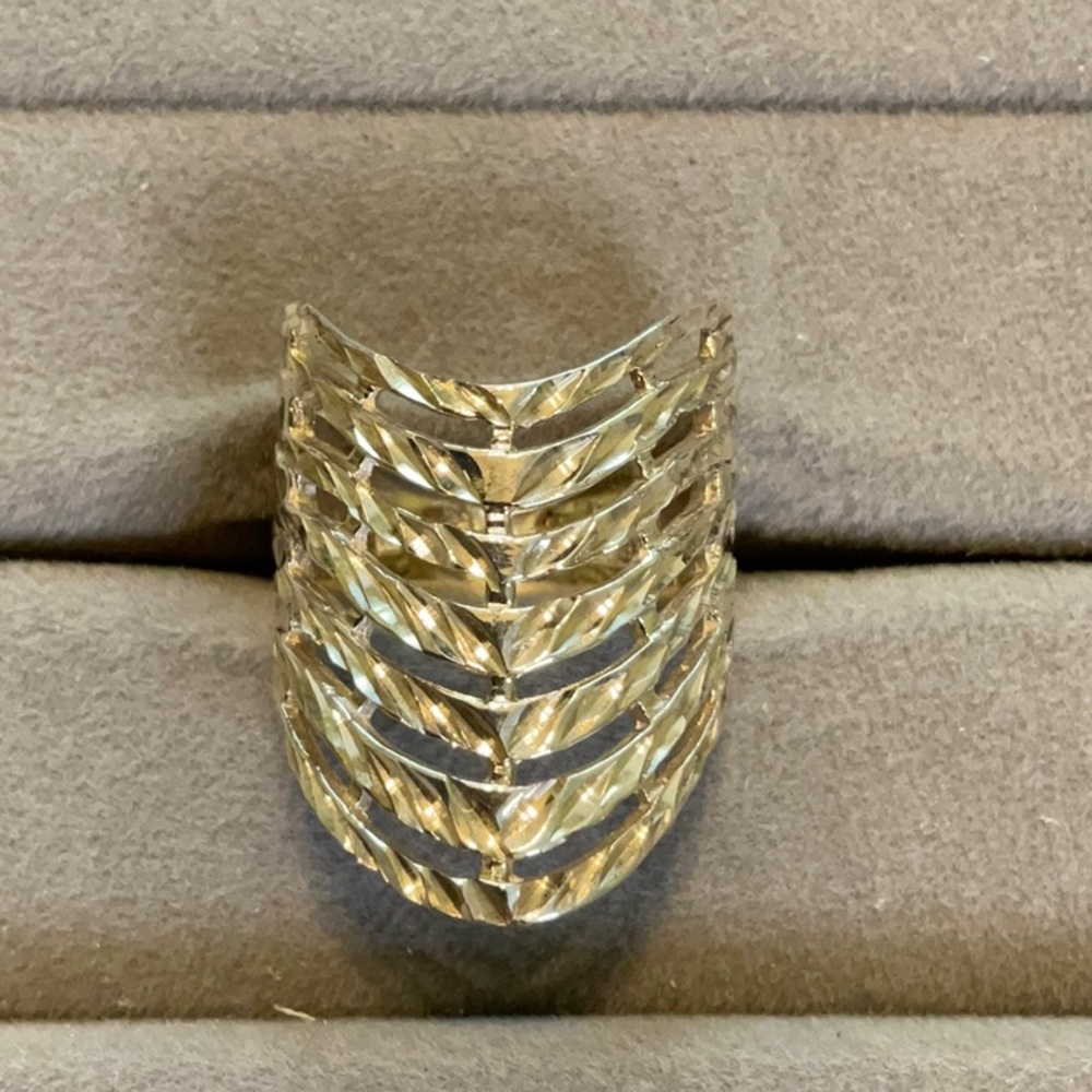 Wavy Sterling Silver Ring